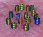 30 Random Color And Style Paracord Beads  Roughly 14mm X 11mm With 6mm Hole 
