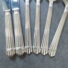 Christofle Aria 6pcs Silverplate Dessert Knife Fork Spoon Very Good