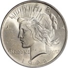 Us Peace Silver Dollar - Pcgs Ms63 - Random Date And Label