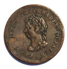 1838 Antique Vintage Trade   Navigation Old Penny Coin 