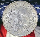 1797 Draped Bust Half Dollar Silver Plated Novelty Coin Modern Restrike Token