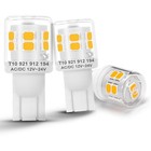 921 194 Led Light Bulbs 2w 2700k T10 - 3 Count  pack Of 1  2700k Warm White