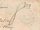 Mauritius 1855 Pre Stamp Cover W crown Circle Gpo   Cape Town Receiver Red