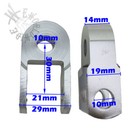 30mm Shock Absorber Extender Riser For Pit Dirt Bike Atv Quad Motorcycle