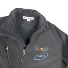 Google Planet Jacket Full Zip Coat Embroidered Logo Internet Computer 