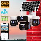 New 4k Solar Battery Wireless Wifi Outdoor Pan tilt Home Security Camera System