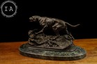P j  M  ne Bronze Bird Dog Statue Reproduction Cast