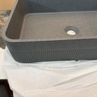 Vigo Vg04075 Cypress 21  L X 14  W X 5  H Rectangular Concrete - Grey