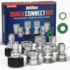 Pressure Washer Quick Connect Kit  M22-14mm To 3 8  Male Female Quick Disconn   