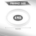 4pcs Gasket Replacement For Stanley Classic 24oz Food Jar  Silicone Cap Sealing
