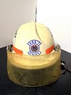 Vintage Msa Firefighter Helmet Assistant Chief White Fire Rescue Hard Hat 1992