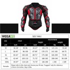 Wosawe Adults Motorbike Dirt Bike Protective Pads Chest Armor Jacket Knee Sets