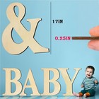 17 Inch Unfinished Wooden Letters  Blank Wood 17 Inch  height   Letter   
