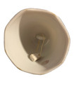 Vintage White Ceramic Bell Used