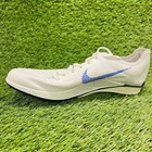 Nike Zoomx Dragonfly 2 Mens Size 7 5 White Running Track   Field Spikes Shoes