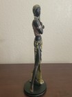 African Lady Woman Tribal Sculpture Statue Figure Art Ethnic 15 5    Tall In Resin