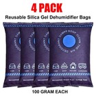 4pcs Reusable Dehumidifier Bag Dehumidification Bag Desiccant For Car Home Use