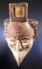 Impressive Old  Ogoni Or Ibibio African Mask Articulated Jaw  boston Primitive 