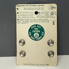 Vintage Singer Set Of 4 New Self Cover Buttons 3 4   1  Diameter  By Singer