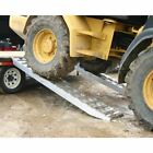 10 000 Lb Skid Steer Loader   Tractor Trailer Haul Loading Ramps