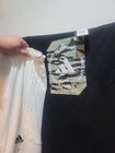 Adidas 2xlt Camo Logo Top   White Shorts Set Black white green Polyester