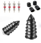 40x Tire Vacuum Repair Screw Rubber Nail Plug Car Tyre Puncture Repair Kit Us
