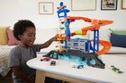 City Toy Car Track Set  Attacking Shark Escape Playset With 1 64 Scale Vehicl   