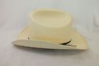 Vtg  Resistol 6x Shantung Panama Straw Cowboy Western Hat Luskys Usa 7 5 8