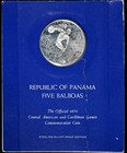 1970 Republic Of Panama Silver Proof 5 Balboa - 6 Coin Lot Ogp -  925 Fine