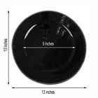 6 Pcs 13  Beaded Round Charger Plates Wedding Party Catering Table Decorations