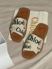Chlo   Woody Women s Flat Logo Ribbon Slide Sandal     Effortless Elegance In Every