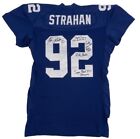 Michael Strahan  Hof  Team Issued Inscribed Signed Jersey    Super Rare  