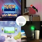 Light-up Wall Torch Lamp  7-color Night Light  Rechargeable Night Lamp