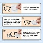 100pcs Eyeglasses Cleaning Wipes Lens Screen  Phone   Laptop Cleaner No Residue