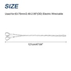 63-75mm Cable Pulling Socks Grip 1 21 M Stainless Wire Mesh Puller Socks Grip