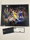 5  122 Panini  Caitlin Clark Autographed 16x20 Photograph Kate Martin Signed