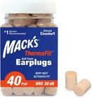 Mack   s Thermafit Soft Foam Earplugs  40 Pair - Comfortable Ear Plugs For Sleepin