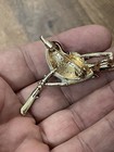 Bird Pin Brooch Colorful On Branch Enamel Gold Tone Fashion Pin New