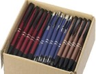 5 Lb Box Assorted Misprint Ink Pens Bulk Ballpoint Retractable Metal Lot