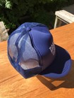 Baseman Bros Snapback Trucker Cap Hat Blue San Sun Vintage Advertising Milwaukee