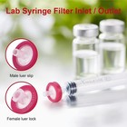 100pcs Syringe Filter Ptfe Sterile Hydrophobic Filter 0 22um Membrane 13mm Pore