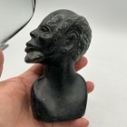 Vtg Hand Carved African Soapstone 5   bust sculpture