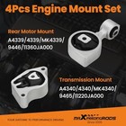 4pcs Engine Motor  Trans Mount For 2007-2016 Nissan Altima 2 5l Cvt  A4339 