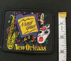 Vintage Mardi Gras New Orleans Louisiana Sew On Embroidered Patch La
