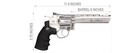 Asg Dan Wesson 6     426 Fps Airgun Revolver - Silver