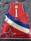 Harlem Globetrotters 100th Anniversary Tour Jersey Designed By Jeff Hamilton  M