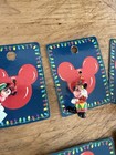 Vintage Disney Mickey Unlimited Mini Christmas 8 Ornaments Mickey Minnie Donald