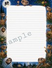 Cartoon Stationary Writing Paper Multiple Designs 25 Sheets