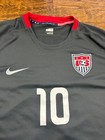 Nike Usa Us Soccer Usmnt 2008 2009 Away Jersey Landon Donovan  10 Size L Gray