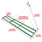 8ft Drag Harrow For Atv utv tractor Driveway Yard Lawn Leveling Landscape Grader